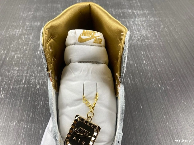 (Women's)  FD2596-107 58 High Retro Cozy Jordan 1 OG Gold Metallic 0621